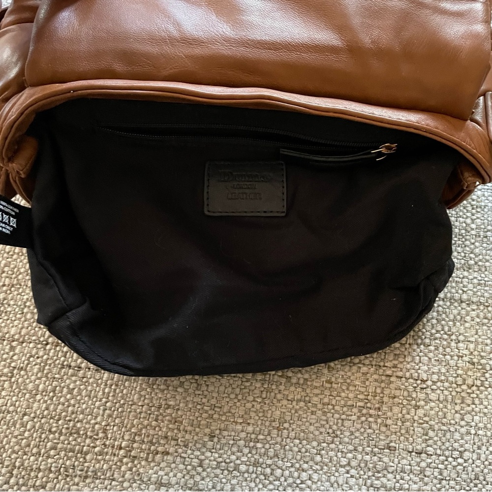 DUNE LONDON Woven Brown Leather Crossbody Bag - Picture 13 of 14
